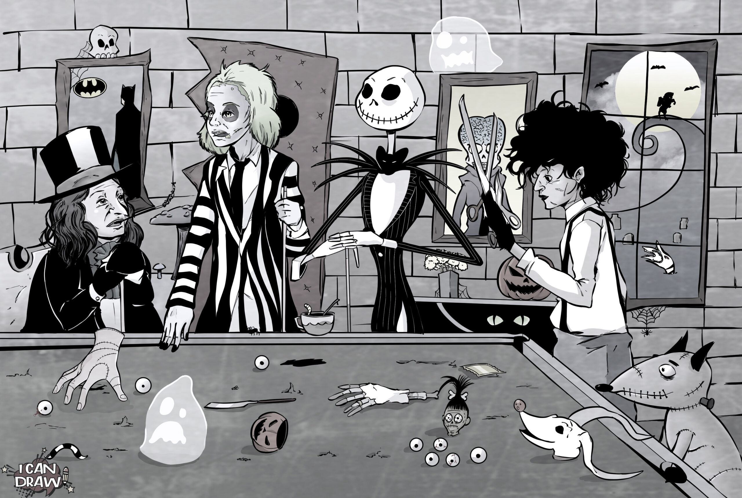 Tim Burton I Can Draw
